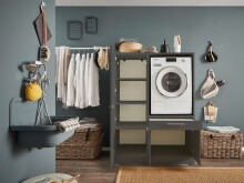 Waschmaschinenumbauschrank >LAUNDREEZY< in...