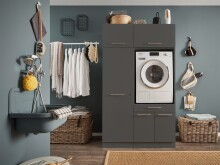 Waschmaschinenumbauschrank >LAUNDREEZY< in...