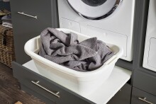 Waschmaschinenumbauschrank >LAUNDREEZY< in anthrazit - 117,5x200x67,5 (BxHxT)