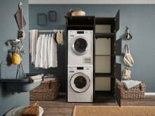 Waschmaschinenumbauschrank >LAUNDREEZY< in...