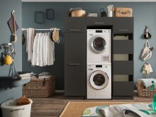 Waschmaschinenumbauschrank >LAUNDREEZY< in...