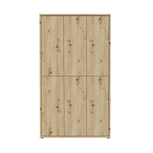Schuhschrank >Alanna< in Artisan Eiche Dekor - 109,2x191,9x34,9cm (BxHxT)