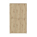 Schuhschrank >Alanna< in Artisan Eiche Dekor - 109,2x191,9x34,9cm (BxHxT)