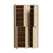 Schuhschrank >Alanna< in Artisan Eiche Dekor - 109,2x191,9x34,9cm (BxHxT)