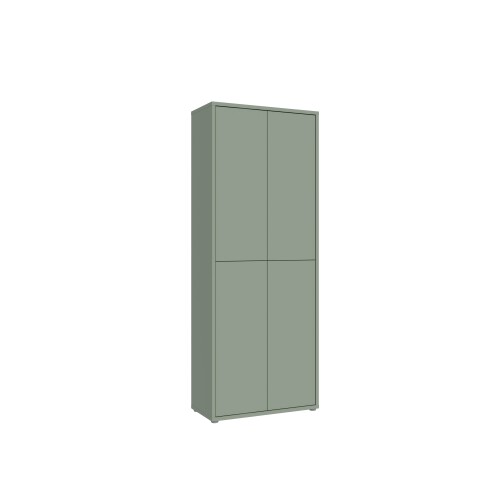Schuhschrank >Alanna< in Salbei - 74,5x191,9x34,9cm (BxHxT)
