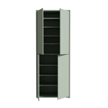 Schuhschrank >Alanna< in Salbei - 74,5x191,9x34,9cm (BxHxT)