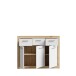 Kommode >La Serena< in Artisan Eiche - 117,9x91,5x34cm (BxHxT)