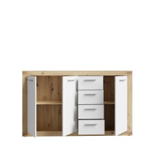 Kommode >La Serena< in Artisan Eiche - 152,6x91,5x34cm (BxHxT)