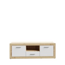 Lowboard >La Serena< in Artisan Eiche - 147,8x49,9x41cm (BxHxT)