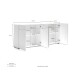 Sideboard >Mister< in weiss, Lack Hochglanz - 180x80x38cm (BxHxT)