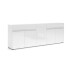 Sideboard >Mister< in weiss, Lack Hochglanz - 225x80x38cm (BxHxT)
