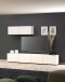 Lowboard >Mister< in weiss, Lack Hochglanz - 225x40x38cm (BxHxT)