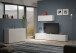Sideboard >Mister< in weiss, Lack Hochglanz - 135x80x38cm (BxHxT)