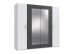 Komplettschlafzimmer >ANGIE< in WEISS + GRAPHIT - 519x208x210cm (BxHxT)