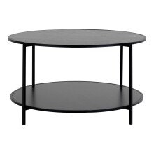 Couchtisch >Vita< in Schwarz, Melamin - 80x45x80cm...