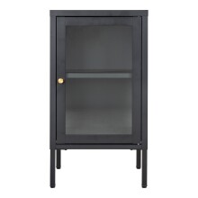 Beistellschrank >Dalby< in Schwarz, Metall -...