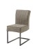 Freischwinger >Linda< in taupe/schwarz - 51,5x92x70 (BxHxT)