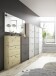 Schuhkipper >Flap< in anthrazit matt lack, Holzwerkstoff - 60x104x16cm (BxHxT)
