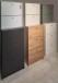 Schuhkipper >Flap< in anthrazit matt lack, Holzwerkstoff - 60x104x16cm (BxHxT)