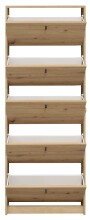 Schuhkipper >Flap< in asteiche, Holzwerkstoff - 60x168x16cm (BxHxT)