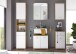 Waschbeckenunterschrank >Peter< in Weiß Hochglanz aus MDF - 60x57x31cm (BxHxT)