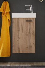 Badezimmer-Set >Amy< in Wildeiche Optik - 41x165x23 (BxHxT)