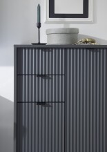 Waschbeckenunterschrank >Lucera< in Grau - 60x60x32 (BxHxT)