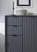 Waschbeckenunterschrank >Lucera< in Grau - 60x60x32 (BxHxT)