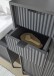 Badkommode >Lucera< in Grau aus Grau matt MDF Tiefzieh - 60x106x32cm (BxHxT)
