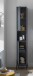 Hochschrank >Lucera< in Grau aus Grau matt MDF Tiefzieh - 32x192x32cm (BxHxT)