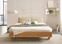 TJARK Modernes Massivholzbett 180x200 - Komfortables...