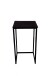 Beistelltisch >1080< in Schwarz, Aluminium - 30x51,5x30cm (BxHxT)