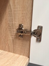Vorratsschrank >Ailina< in Sonoma-Eiche / weiß - 50x211x56 (BxHxT)