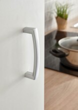 Vorratsschrank >Ailina< in Sonoma-Eiche / weiß - 50x211x56 (BxHxT)