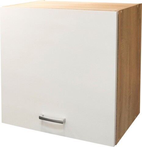 Hängeschrank >Ailina< in Sonoma-Eiche / weiß, Holzwerkstoff - 50x50x31cm (BxHxT)