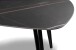 Couchtisch >Liv< in schwarz / Keramik dunkel - 83x45x68 (BxHxT)