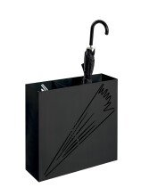 Schirmständer >22568< in schwarz, Metall -...