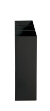 Schirmständer >22568< in schwarz, Metall - 50x48x16cm (BxHxT)