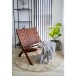 Relaxsessel >Perugia< in Braun, Leder - 66x73x74cm (BxHxT)