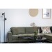 Ecksofa >Lido< in Olivgrün, Stoff - 290x76x92cm (BxHxT)