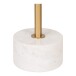 Beistelltisch >Lecco< in Messing, Marmor - 51x52x51cm (BxHxT)