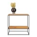 Konsolentisch >Vita< in Natur, Melamin - 80x80x36cm (BxHxT)