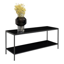 TV-Bank >Vita< in Schwarz, Melamin - 100x45x36cm...