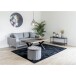TV-Bank >Vita< in Schwarz, Melamin - 100x45x36cm (BxHxT)