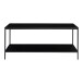 TV-Bank >Vita< in Schwarz, Melamin - 100x45x36cm (BxHxT)