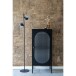 Standvitrine >Adelaide< in Schwarz, Metall - 50x110x35cm (BxHxT)