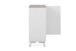 Kommode >Bertrix< in Sandstein / weiß - 88x92x40cm (BxHxT)