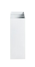 Schirmständer >22378< in weiss, Metall - 30x48x16cm (BxHxT)