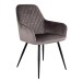 Armlehnstuhl >Harbo< (2er-Set) in Hellbraun, Velour - 57x87x65cm (BxHxT)