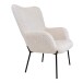 Relaxsessel >Glasgow< in Weiss, Stoff - 70x98x79cm (BxHxT)
